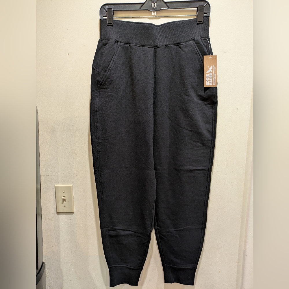 Eddie Bauer Black Jogger Sweatpants Size Medium